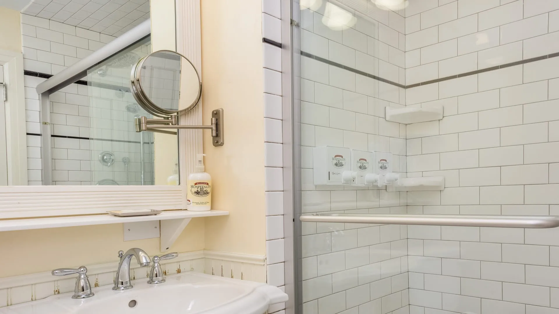 A shower.